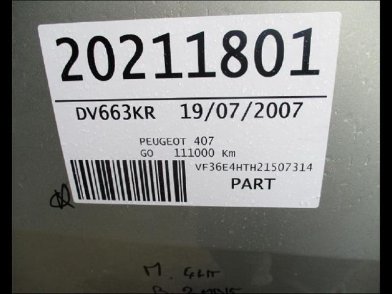 Jante PEUGEOT 407  - 1