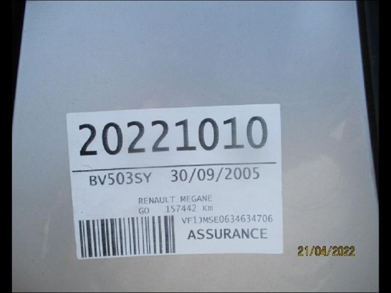 Jante RENAULT MEGANE  - 1