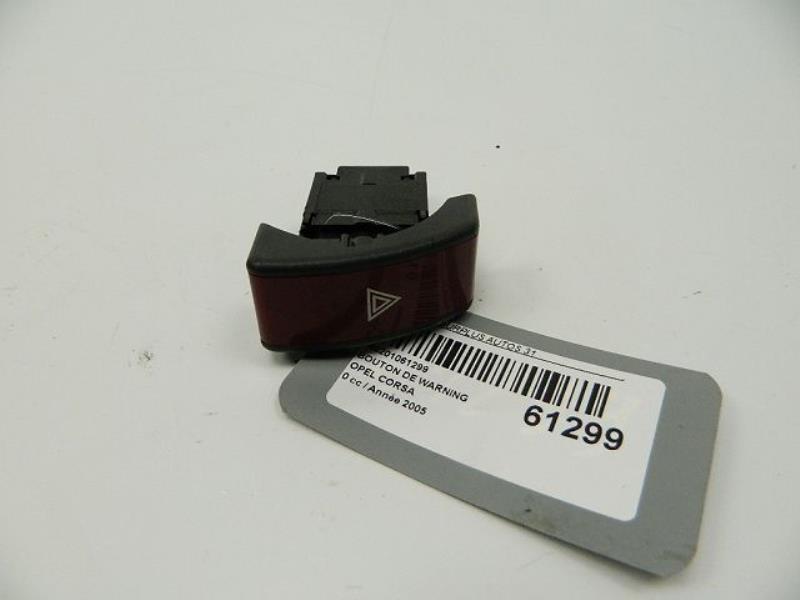 Bouton de warning OPEL CORSA C PHASE 2 Essence - 1