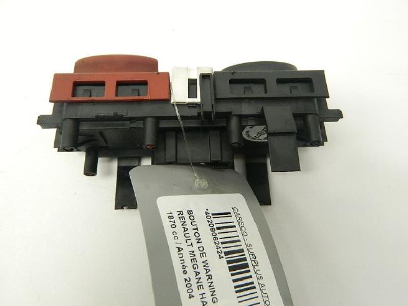 Bouton de warning RENAULT MEGANE 2 PHASE 1 Diesel - 1