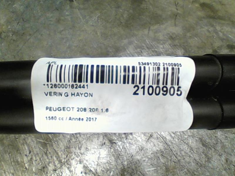 Verin de coffre PEUGEOT 208 Diesel - 1
